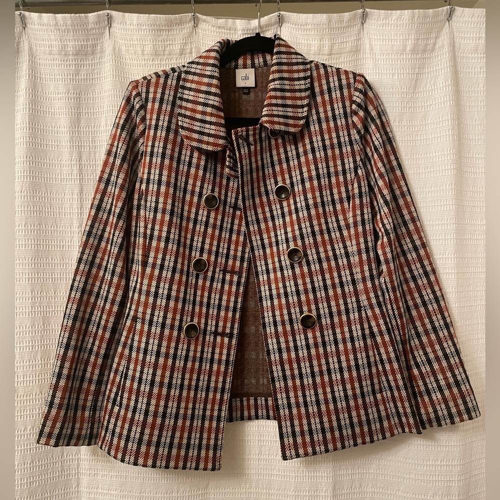 Cabi Womens Size S Plaid Jacket Blazer #4118